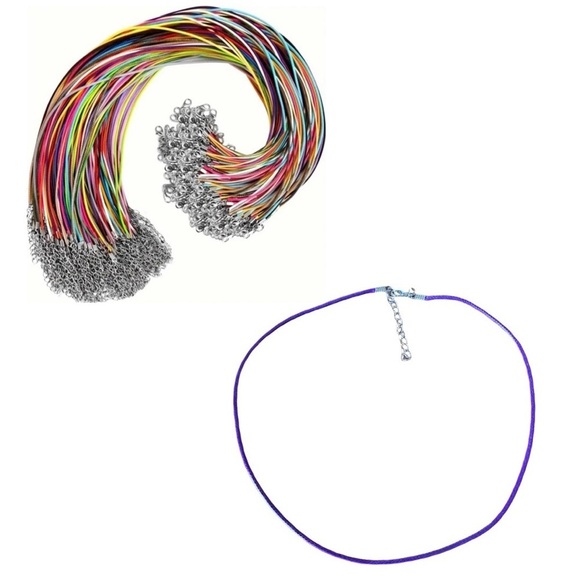 🔴 5 for $10 ONE Purple Hemp Rope Necklace for Jewelry Making - Picture 1 of 6